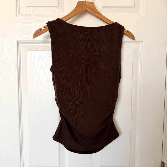 OGL Move - Boat Neck Brami Tank Top (S, Brown) - Picture 5 of 10